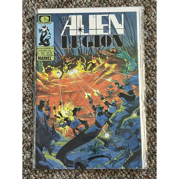 Alien Legion #15, 16, 18, 19 (1986 Epic Comics) Lot of 4 - Picture 4 of 5